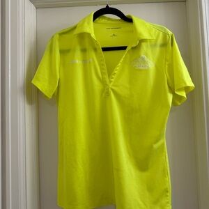 Texas Roadhouse Neon Yellow Polo Shirt